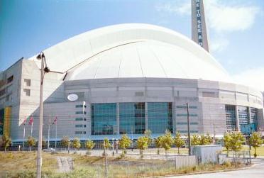 A Southern view of the Skydome
